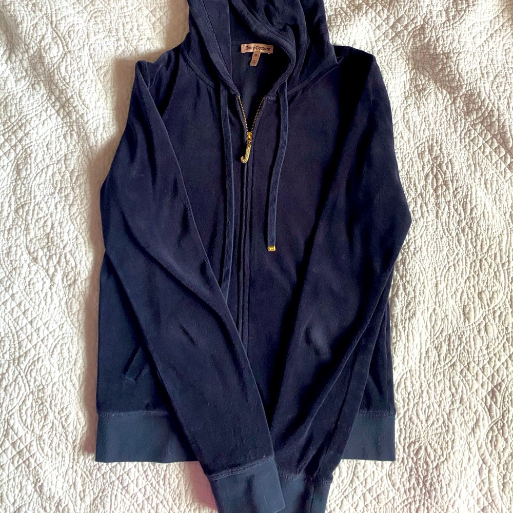 COPY - Juicy Couture Velvet Zip Up